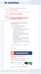 Mobile Screenshot of in-solution.de